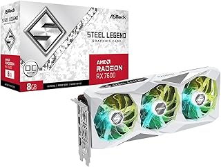 Placa de Vídeo ASRock Radeon RX 7600 Steel Legend OC, 8GB